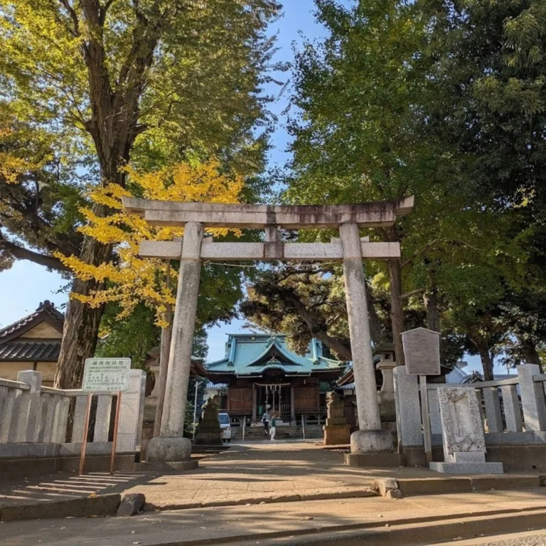 A small neighbourhood shrine in Tokyo, away from the tourist crowds