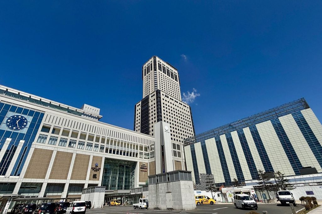 Sapporo Station, the end of the JR Rapid Airport line from New Chitose