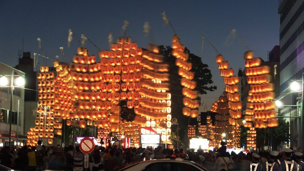 Akita Kanto Matsuri, Akita, Japan