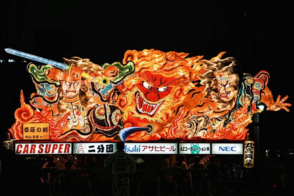 Aomori Nebuta Matsuri, Aomori, Japan