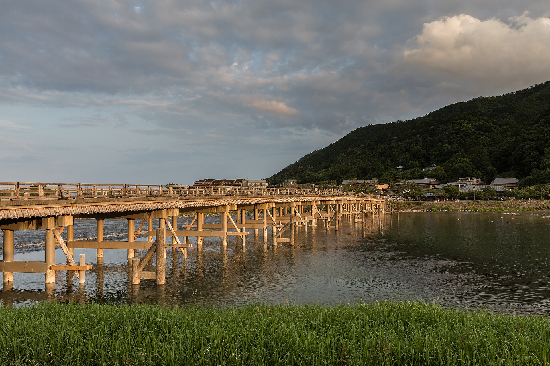 Togetsukyo Bridge over the Katsura River in Arashiyama