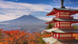 Best Japan tours 2027: Mt Fuji from Chureito Pagoda, Fujiyoshida