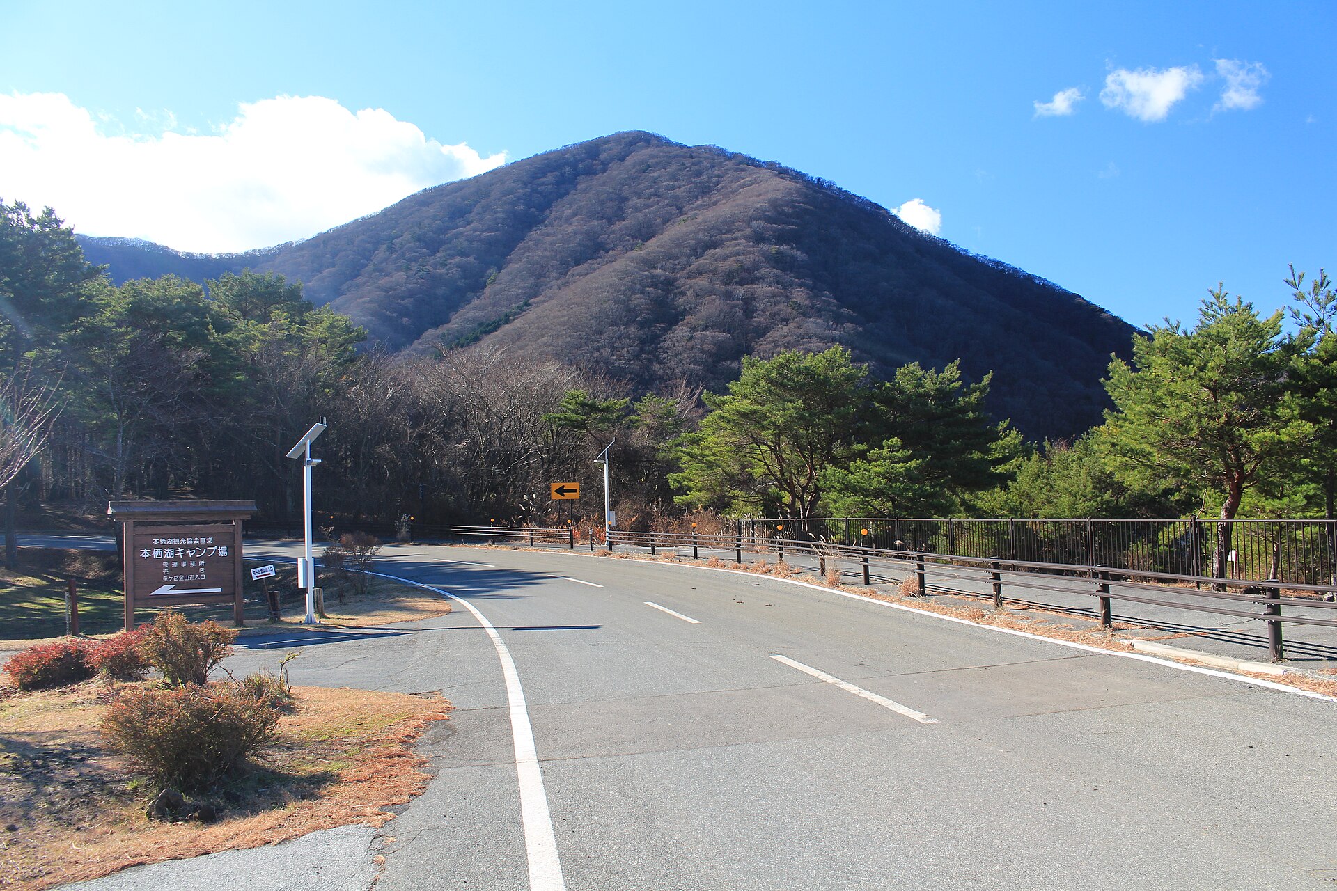 View from Lake Motosu campsite