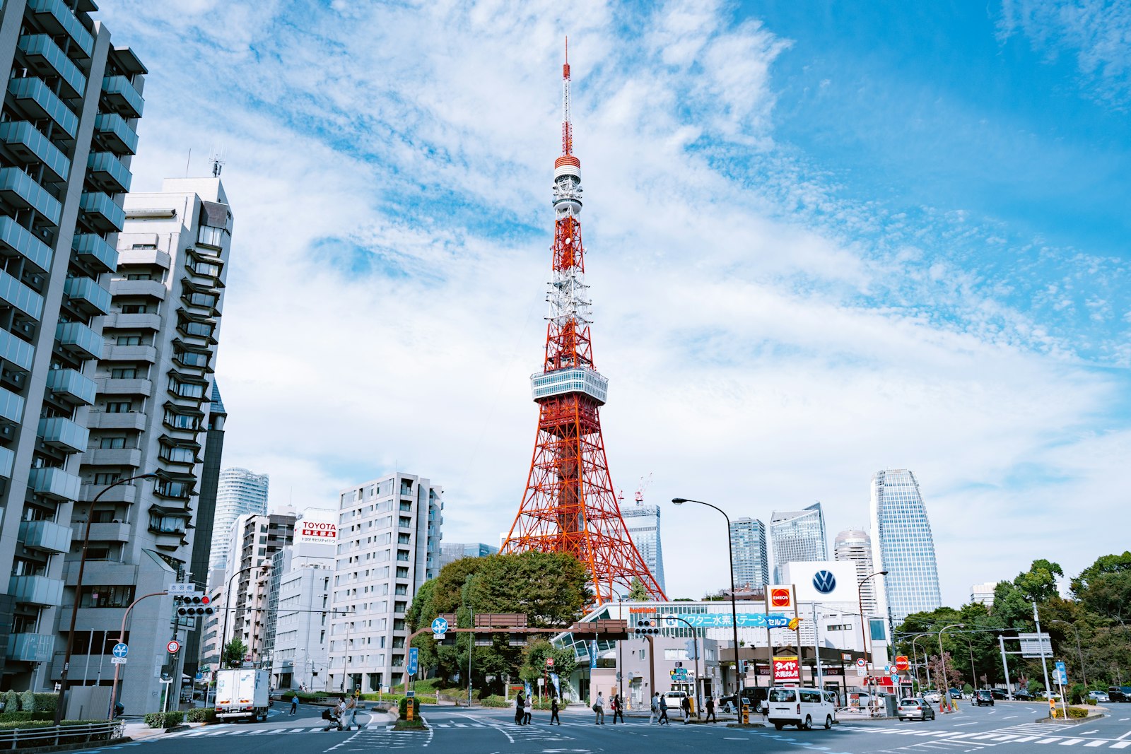 Tokyo Tower, a photo stop on the two-hour go kart tour