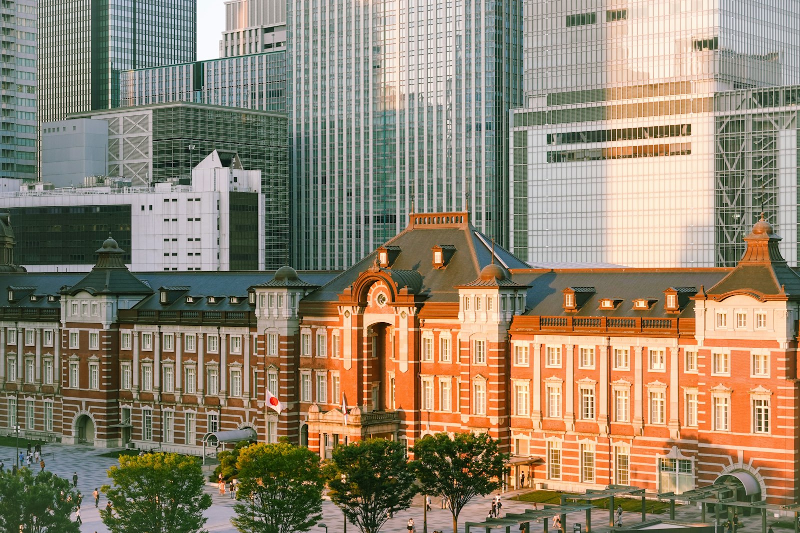 Tokyo Station Marunouchi building, passed on the A2-S and JapanKart Kanda go kart routes