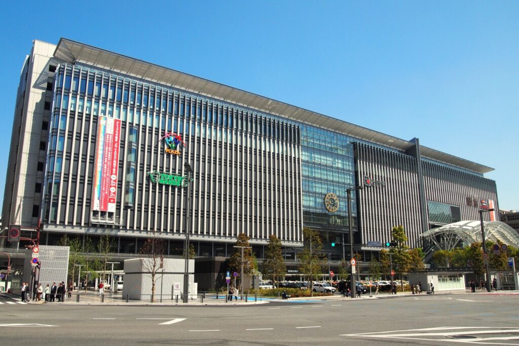 JR Hakata Station in Fukuoka, where Kagoshima free shinkansen tickets for tourists start