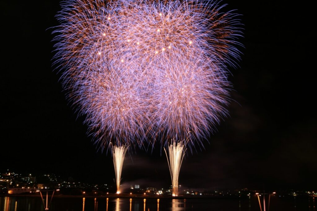 Hakodate Port Fireworks &mdash; fireworks in Japan