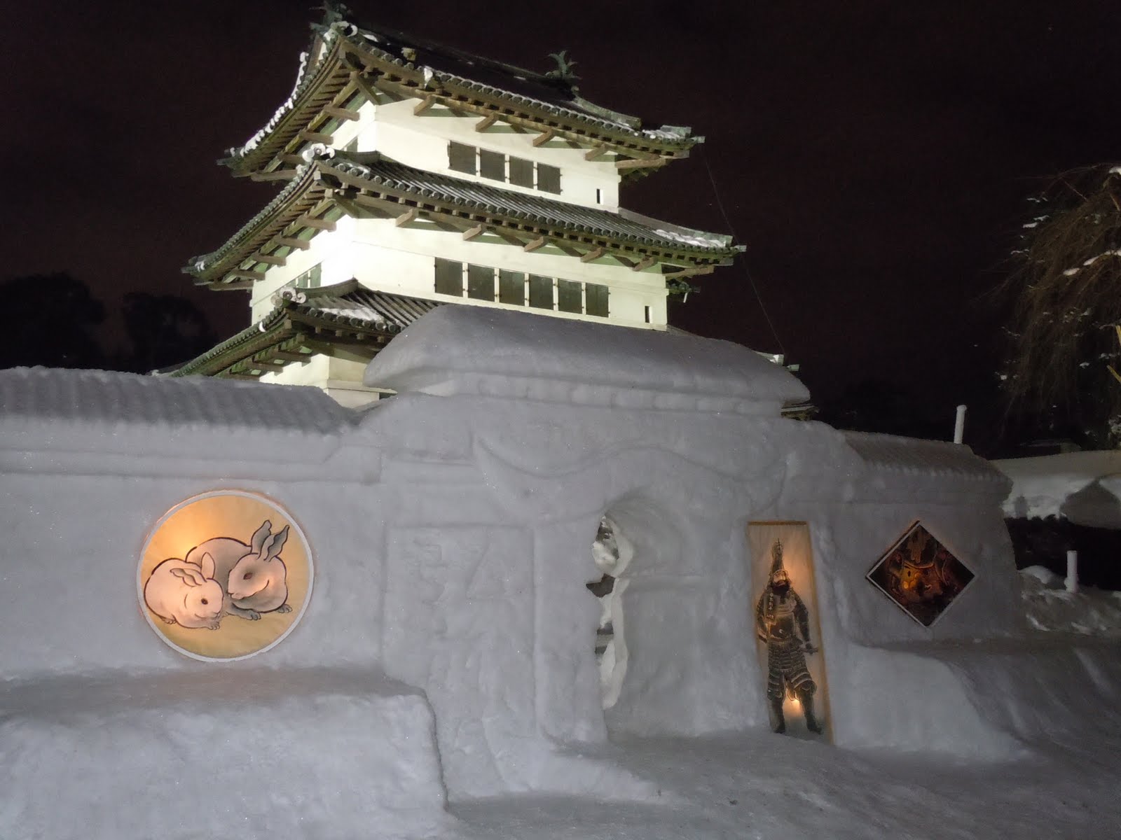 Hirosaki Castle Snow Lantern Festival