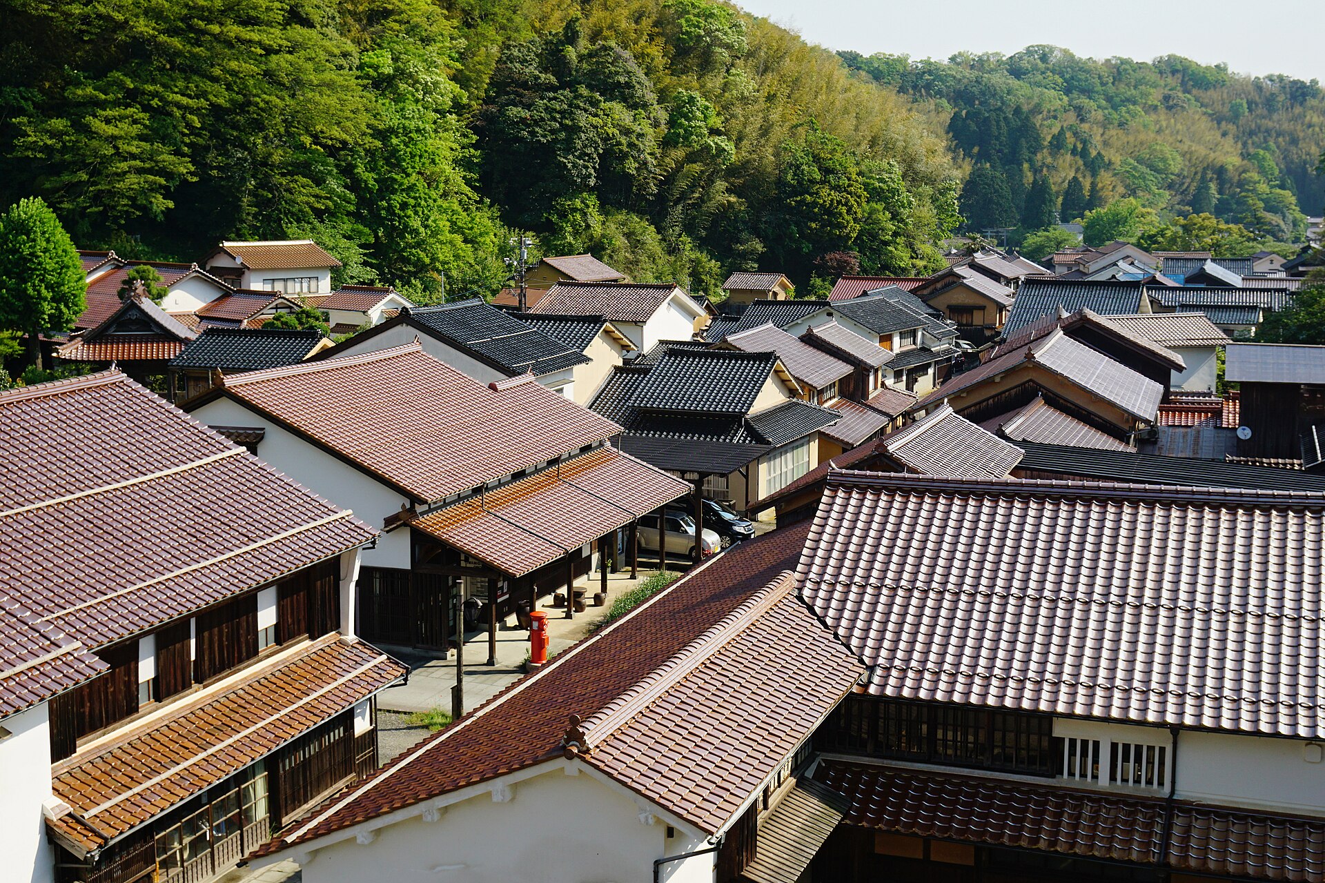 Iwami Ginzan: Omori town street in Oda, Shimane