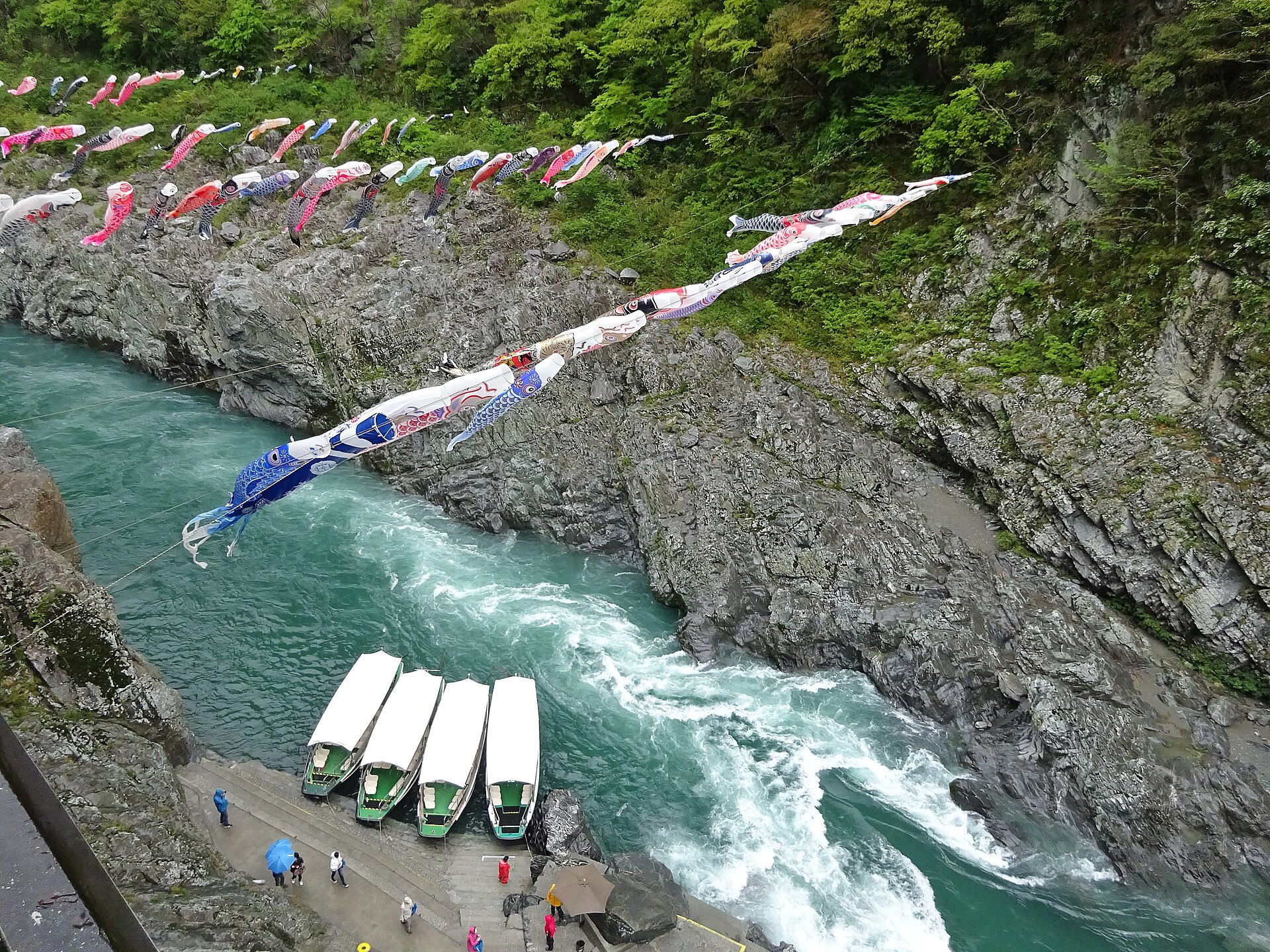 Oboke Gorge sightseeing boat