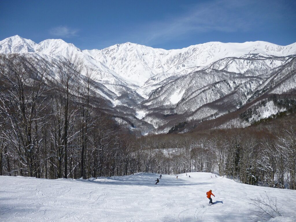 Winter at Hakuba Iwatake Snow Field, Japan