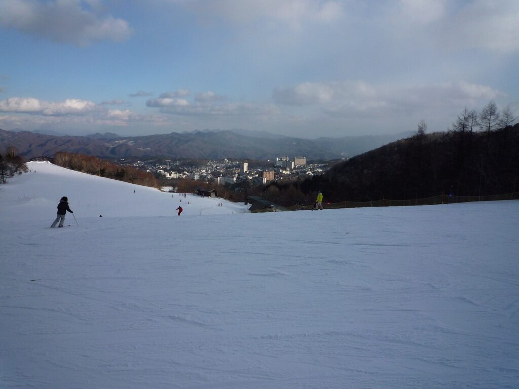 Winter at Kusatsu Onsen Ski Resort, Japan