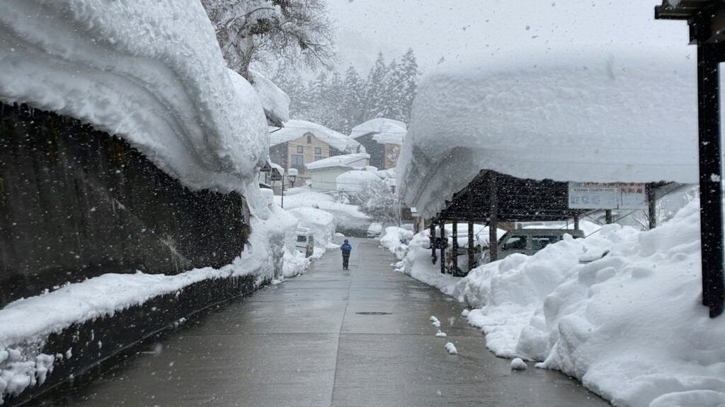 Winter at Nozawa Onsen Snow Resort, Japan