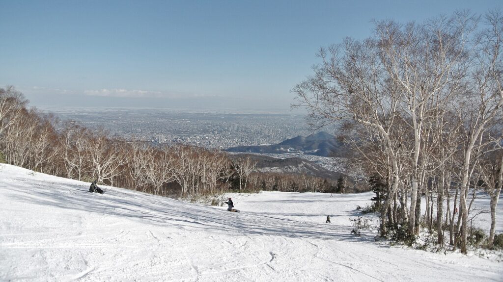 Winter at Sapporo Teine, Japan