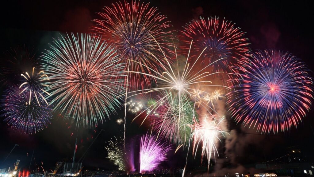 Kanmon Strait Fireworks, Japan