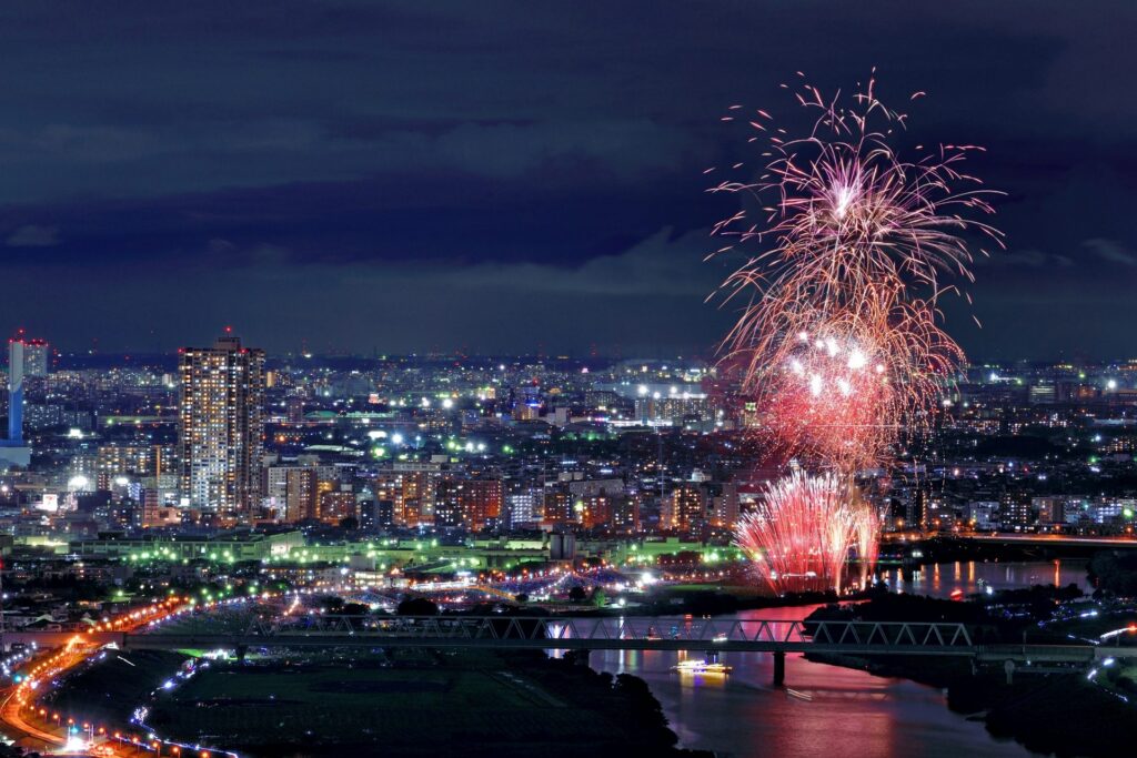 Katsushika Noryo Fireworks &mdash; fireworks in Japan