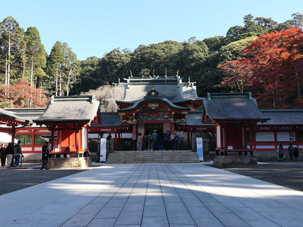 Autumn leaves at Kirishima, Kagoshima, Japan