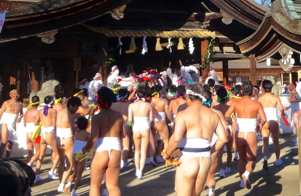 Konomiya Hadaka Matsuri, Aichi, Japan
