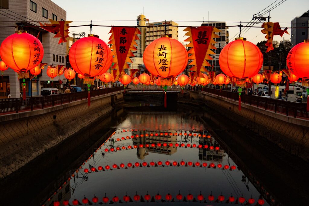 Nagasaki Lantern Festival, Nagasaki, Japan