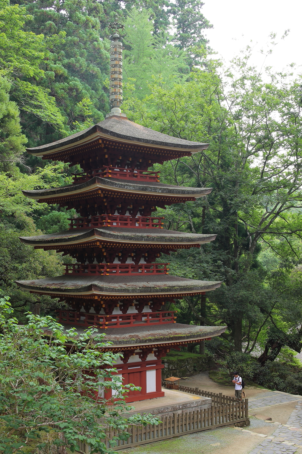 Muro-ji five-storey pagoda in Uda, Nara