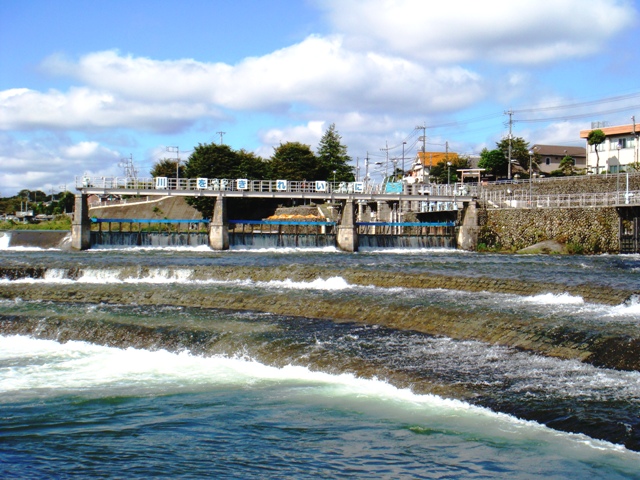 Hamura Intake Weir on the Tama River