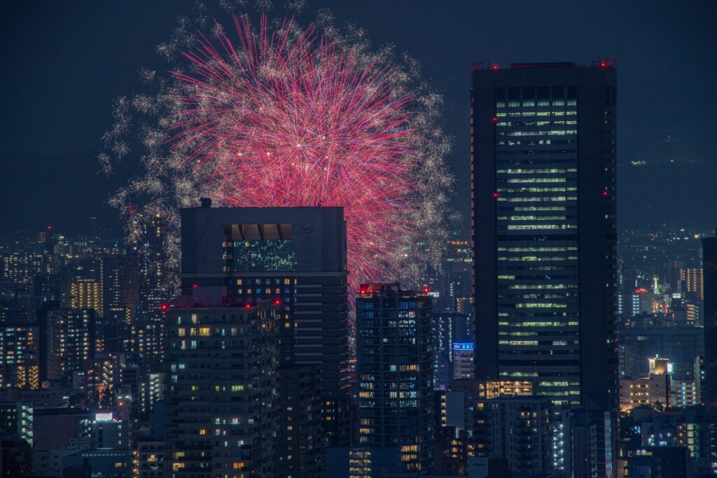 Tenjin Matsuri Fireworks &mdash; fireworks in Japan