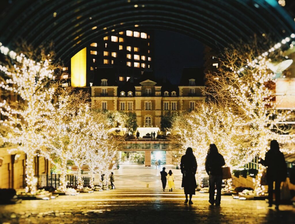 Winter illuminations and Christmas lights in Tokyo