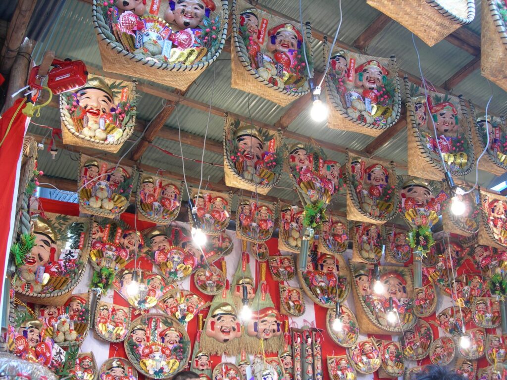 Toka Ebisu at Imamiya Ebisu Shrine, Osaka, Japan