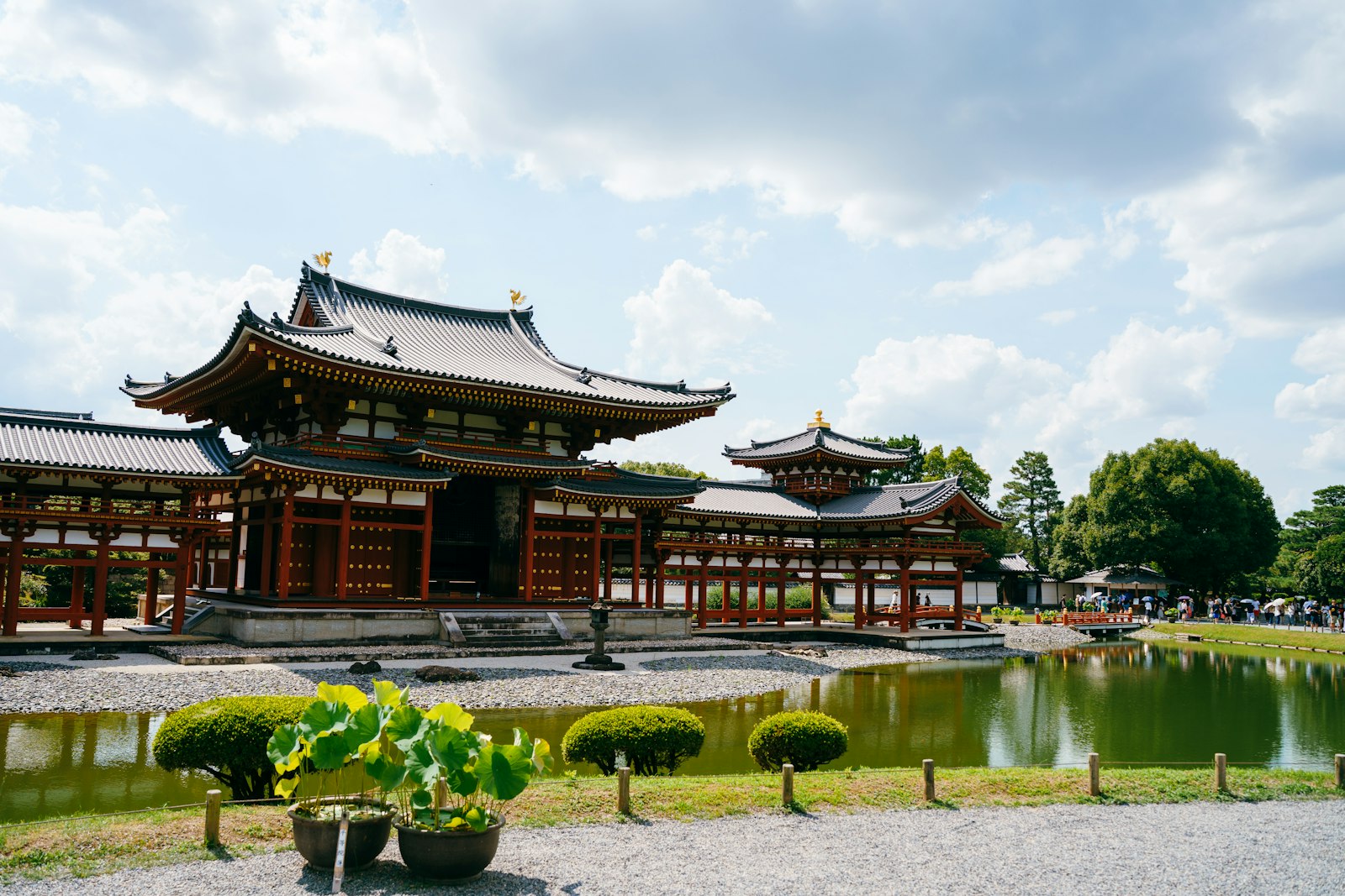 Byodoin Phoenix Hall in Uji, near the Taihoan tea house