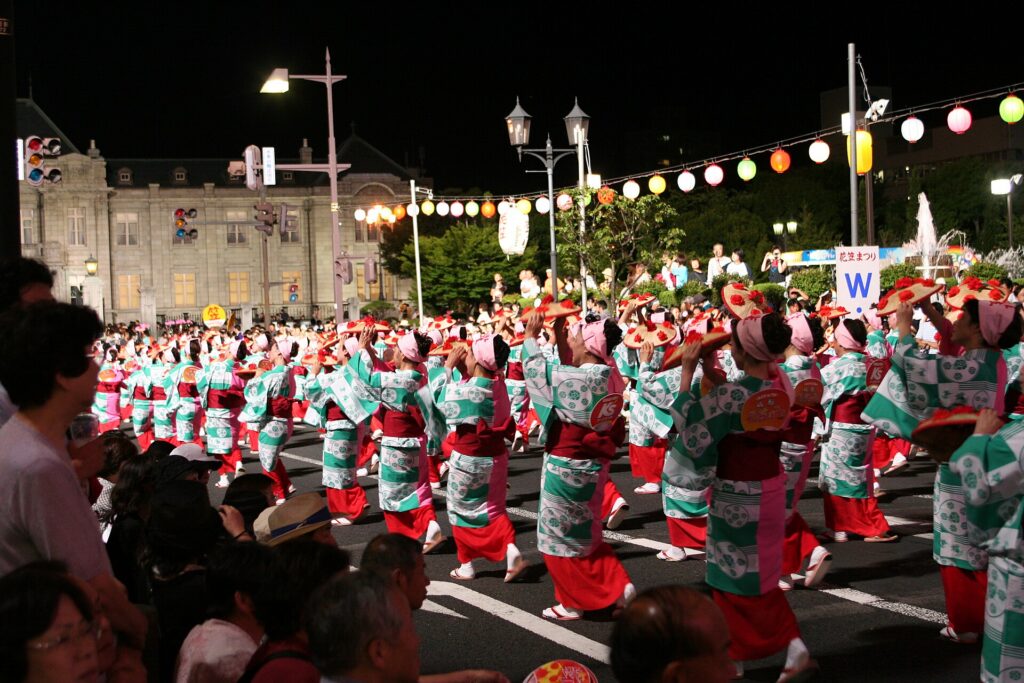 Yamagata Hanagasa Matsuri, Yamagata, Japan